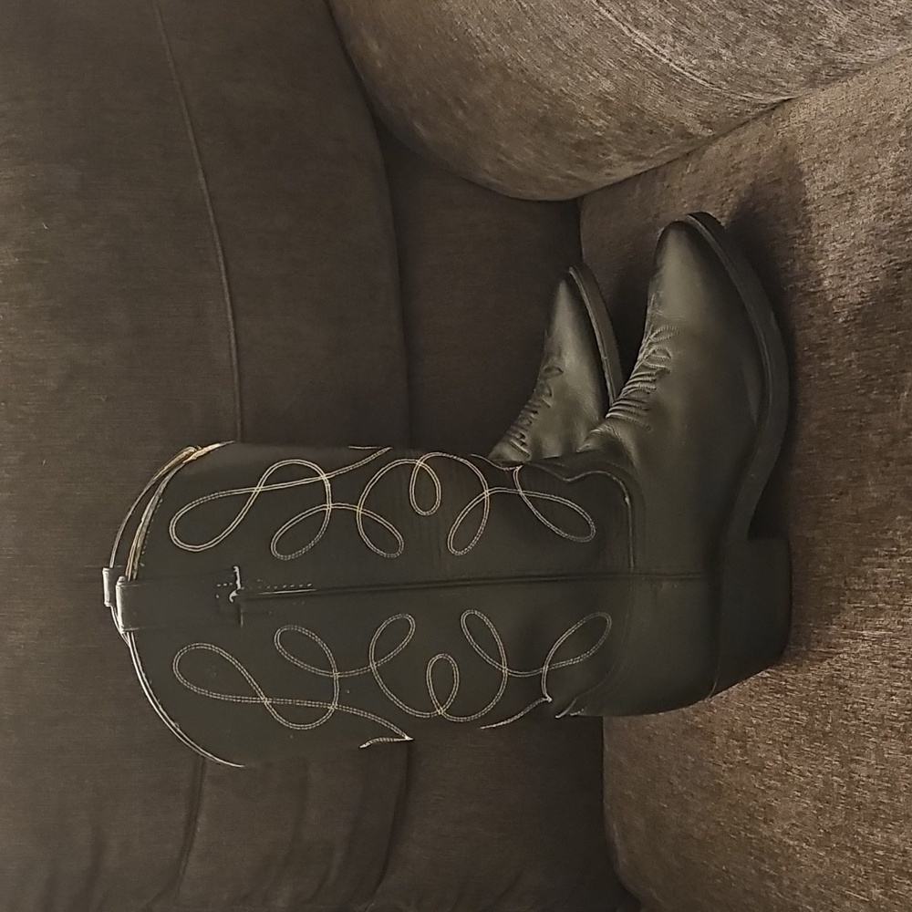 Sedona Mens Leather Cowboy Boots 👢